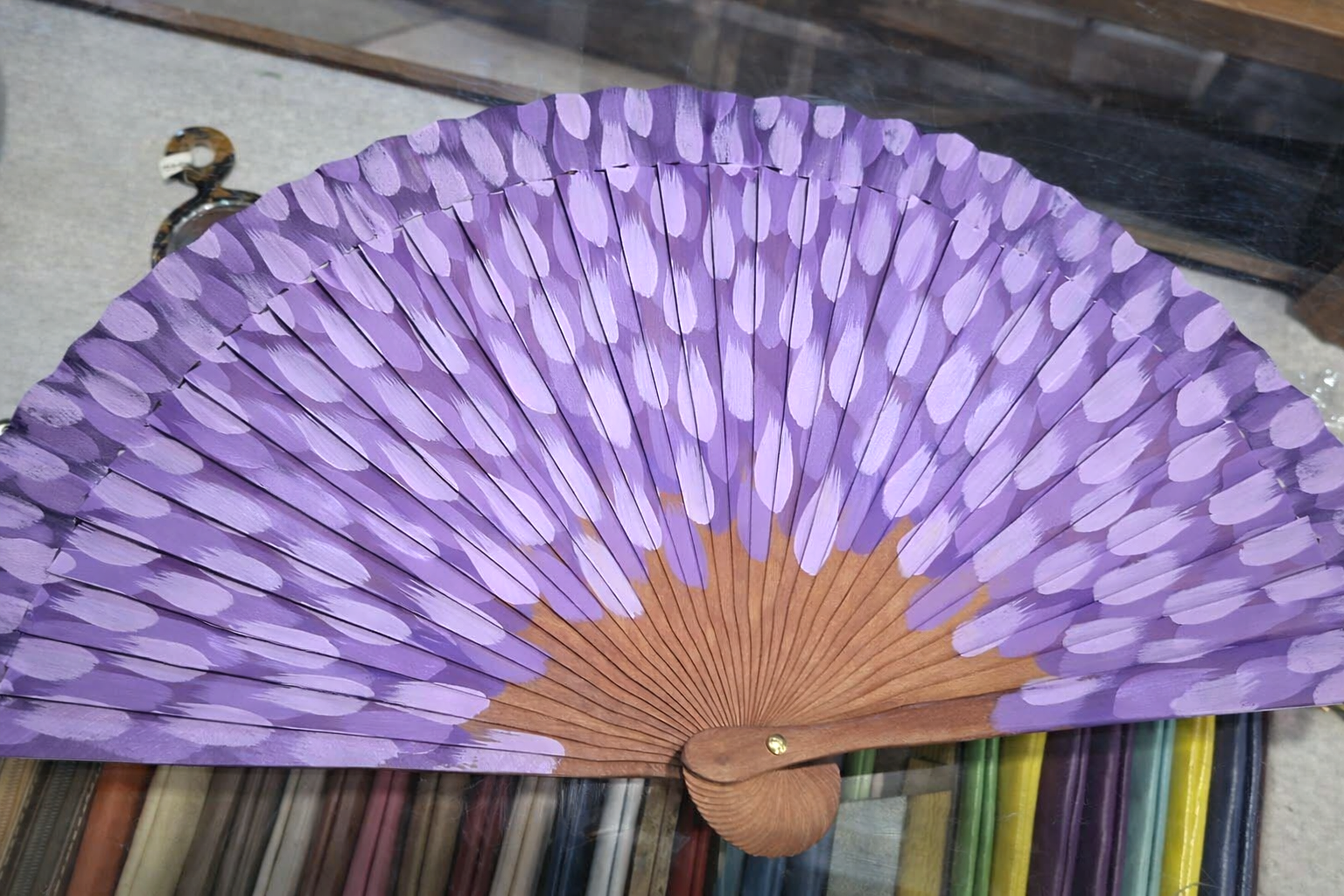 ventaglio spagnolo fiamma Valencia violetta